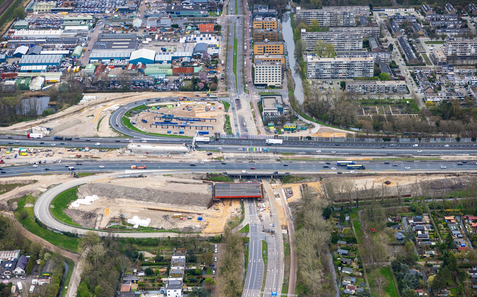 Werkzaamheden aan de A16 Rotterdam